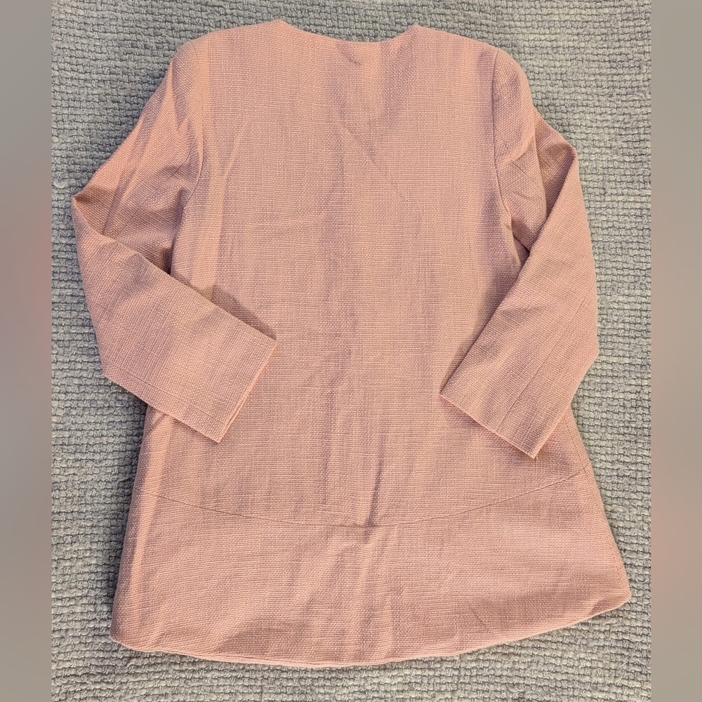 Anthropologie Electric Love Light Textured Petal Jacket in Pink Size US 2 - Picture 11 of 16